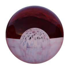 Red orb Dome